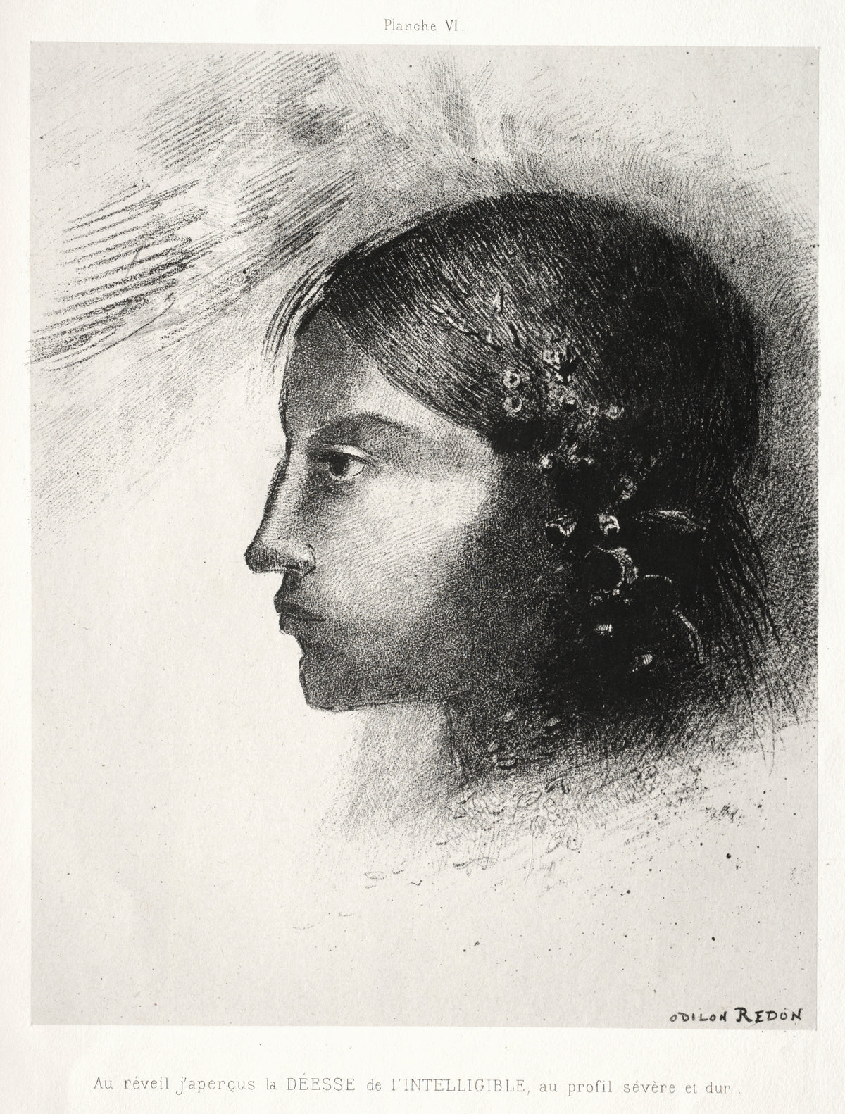 Odilon Redon — Homage to Goya: Upon Awakening I Saw the Goddess of the Intelligible | Symbolist Art Print