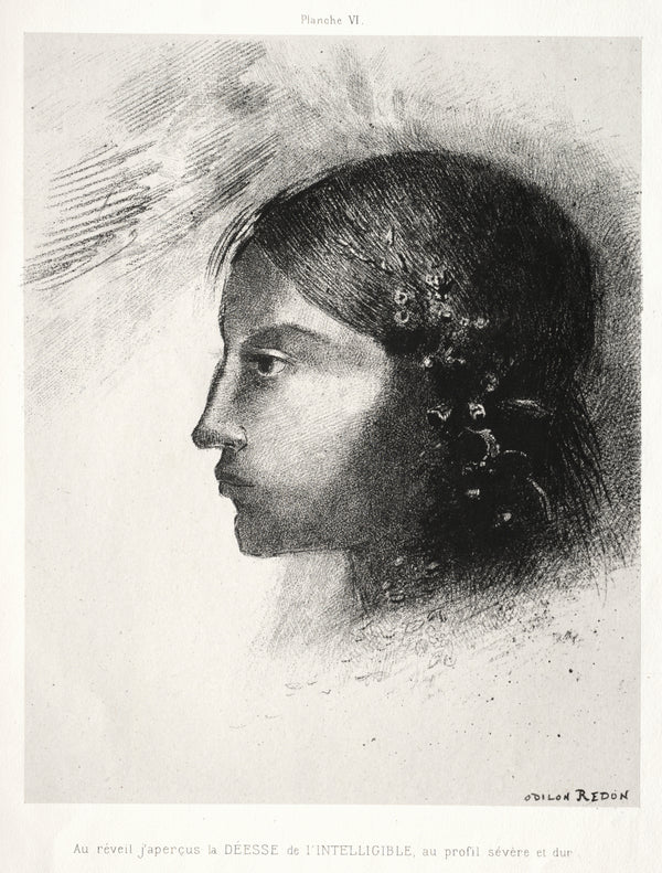 Odilon Redon — Homage to Goya: Upon Awakening I Saw the Goddess of the Intelligible | Symbolist Art Print