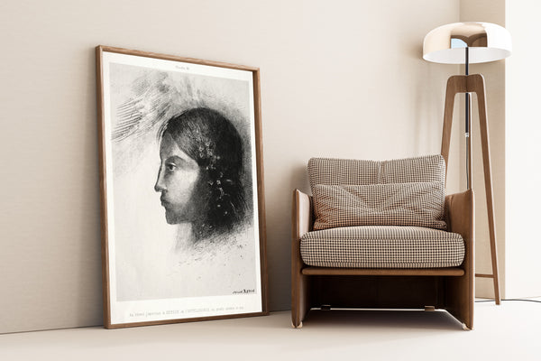 Odilon Redon — Homage to Goya: Upon Awakening I Saw the Goddess of the Intelligible | Symbolist Art Print