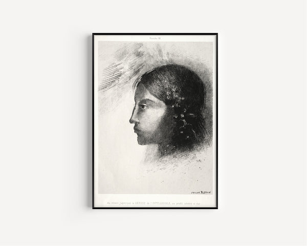 Odilon Redon — Homage to Goya: Upon Awakening I Saw the Goddess of the Intelligible | Symbolist Art Print