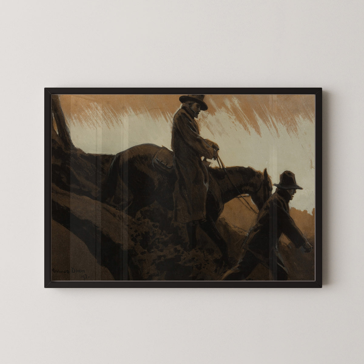 Maynard Dixon — Homeward Bound, Sandhill Camp | Western Art Print