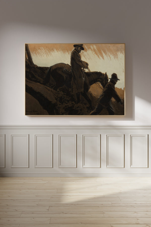 Maynard Dixon — Homeward Bound, Sandhill Camp | Western Art Print