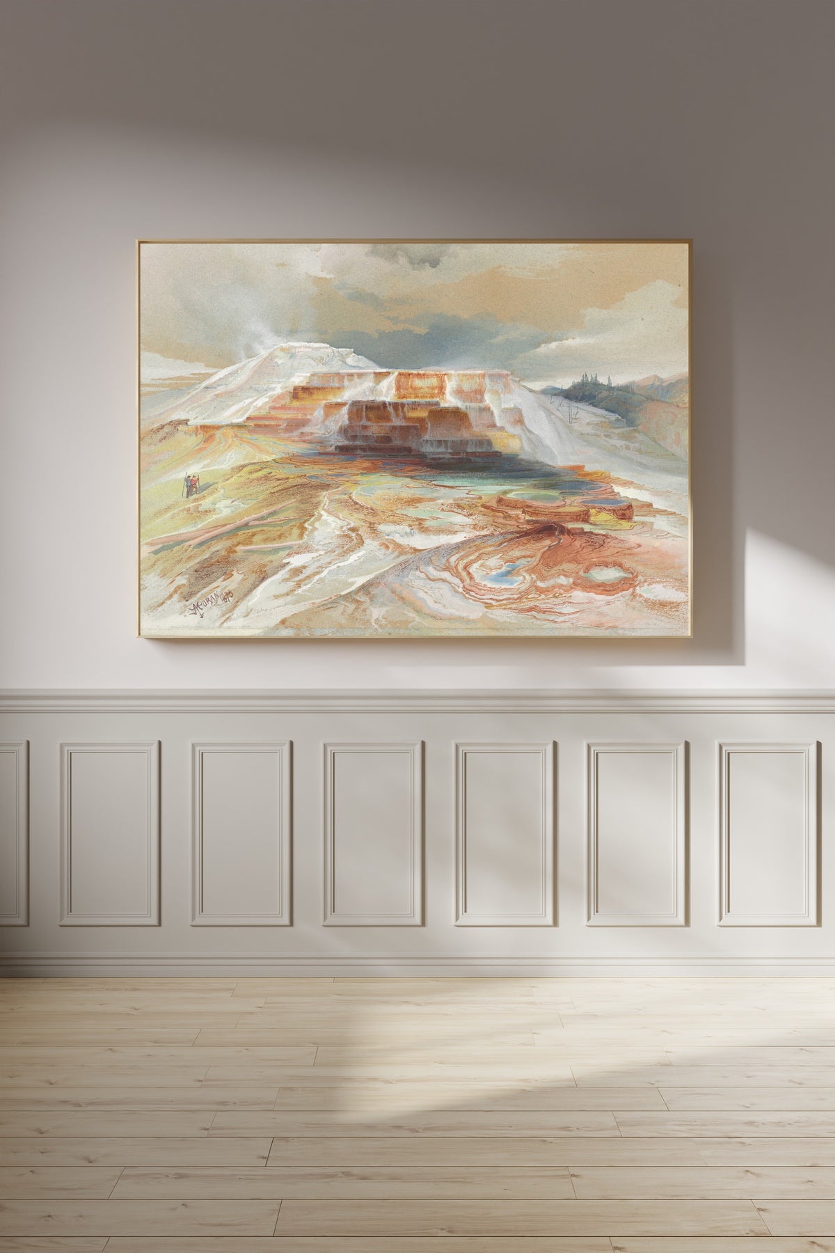 Thomas Moran — Hot Springs of Gardiner's River, Yellowstone | Landscape Fine Art Print