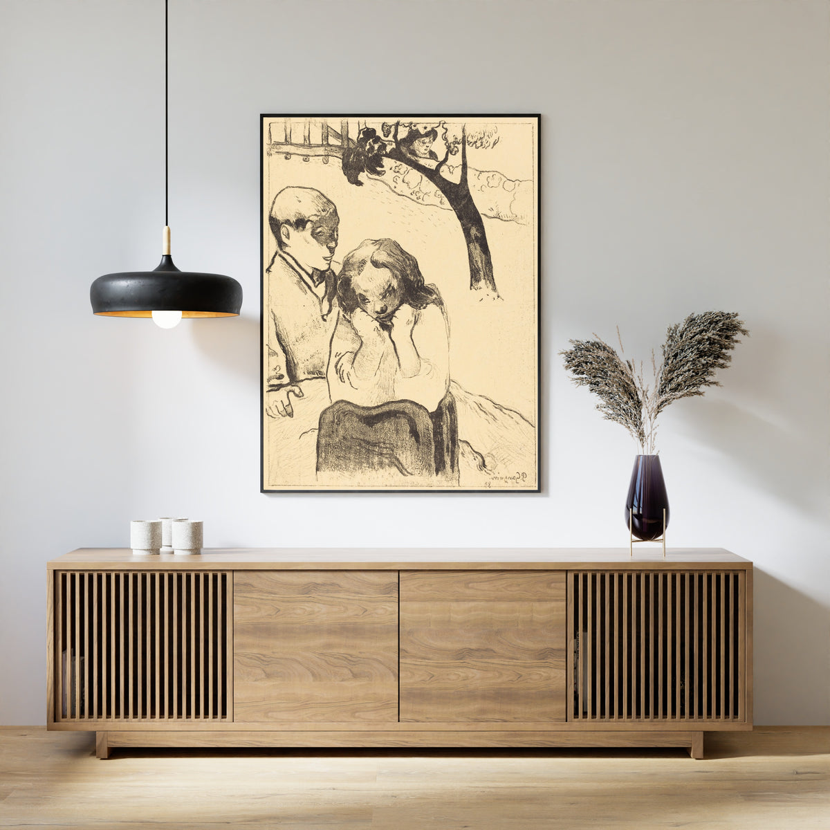 Paul Gauguin — Human Sorrow (Misères humaines) | Lithograph Print
