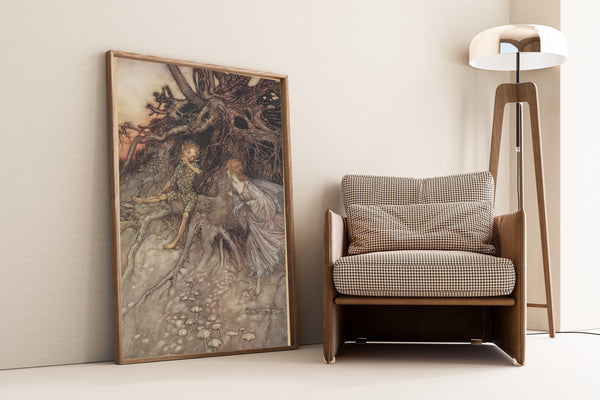 Arthur Rackham — I Am That Merry Wanderer of the Night | Shakespeare Illustration Print