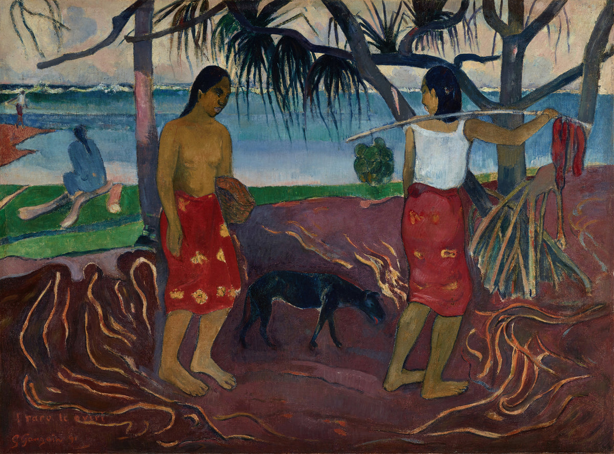 Paul Gauguin — I Raro te Oviri (Under the Pandanus) | Fine Art Print