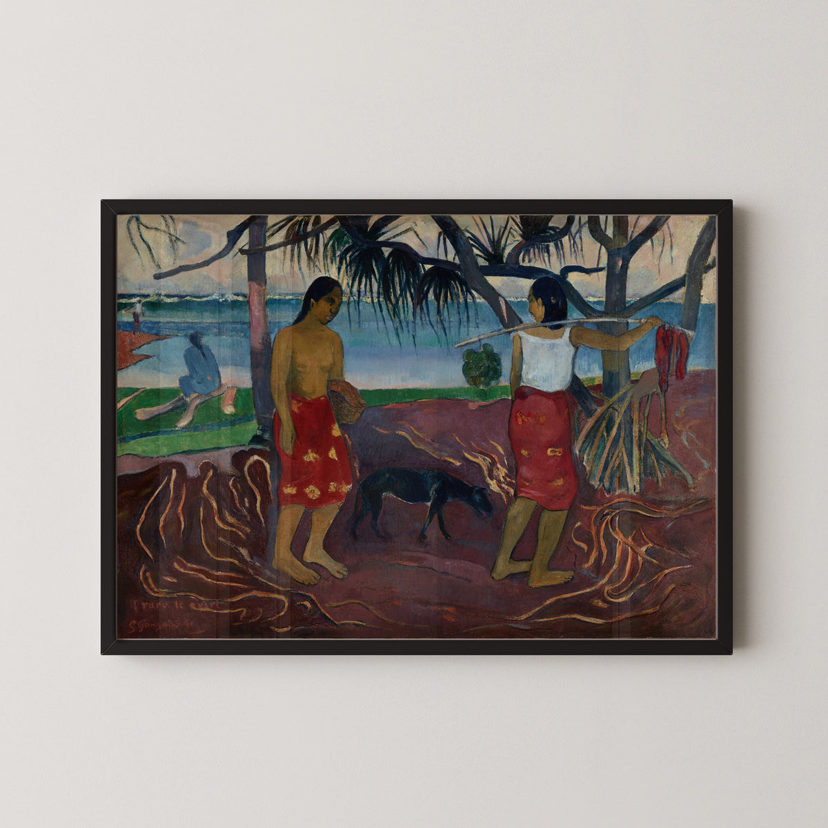Paul Gauguin — I Raro te Oviri (Under the Pandanus) | Fine Art Print