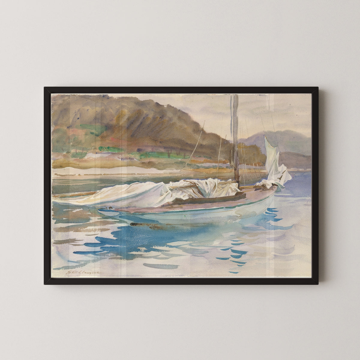 John Singer Sargent — Idle Sails | Fine Art Print