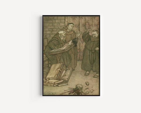 Arthur Rackham — If Anyone Lied, or If Anyone Swore | Fairy Tale Illustration Print