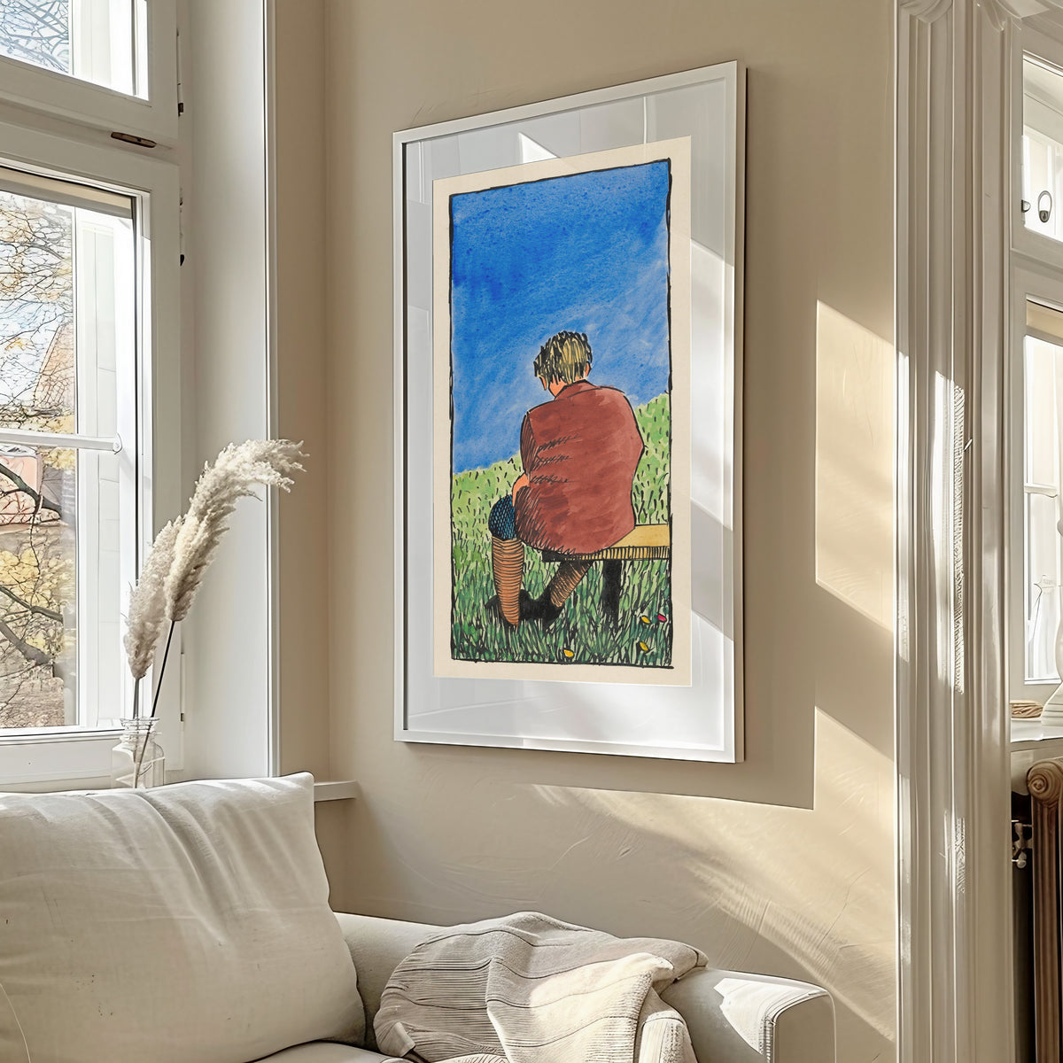 Karl Wiener — Im Freien (Outdoors) | Expressionist Art Print