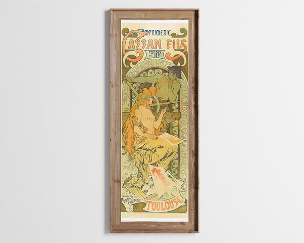 Alphonse Mucha — Imprimerie Cassan Fils, Toulouse | Vintage Poster Print