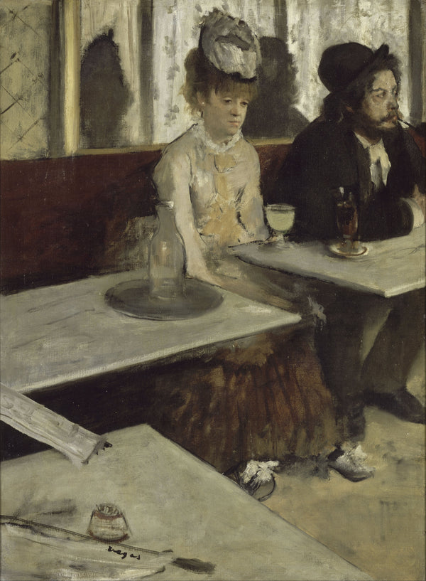 Edgar Degas — In a Café (L'Absinthe) | Fine Art Print