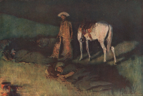 Frederic Remington — In from the Night Herd | Western Art Print