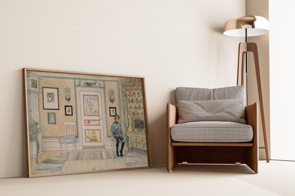 Carl Larsson — In the Corner | Swedish Watercolour Print