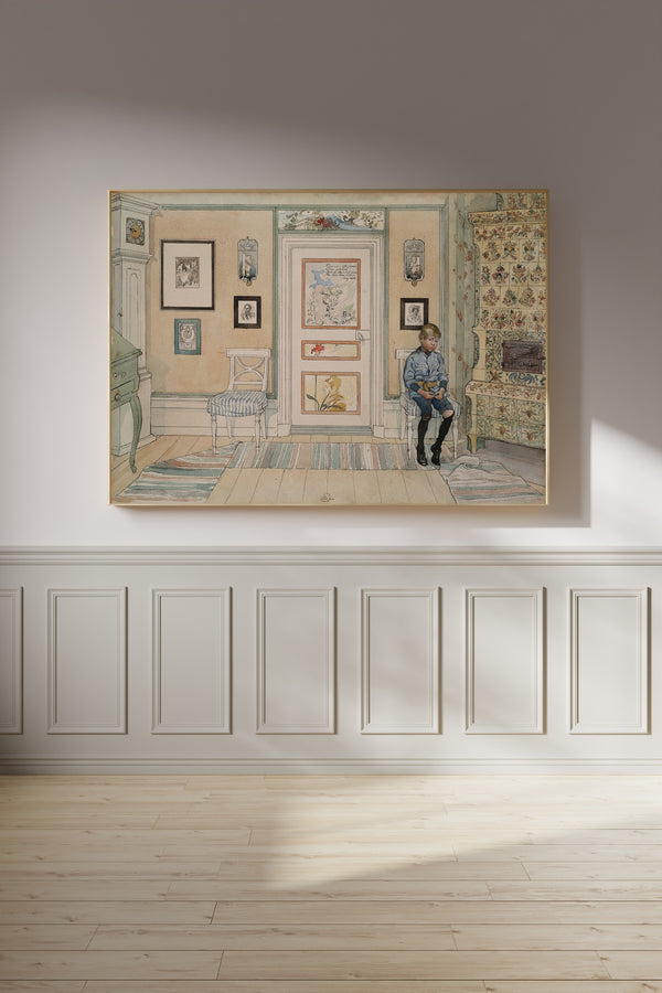 Carl Larsson — In the Corner | Swedish Watercolour Print