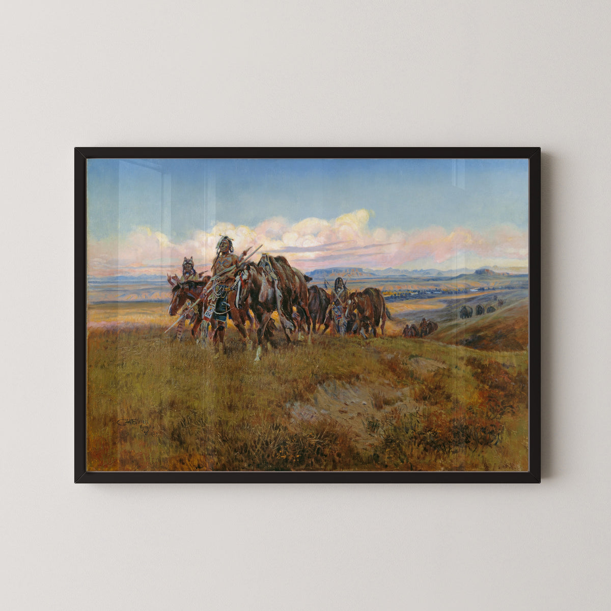 Charles M. Russell — In the Enemy's Country | Western Art Print