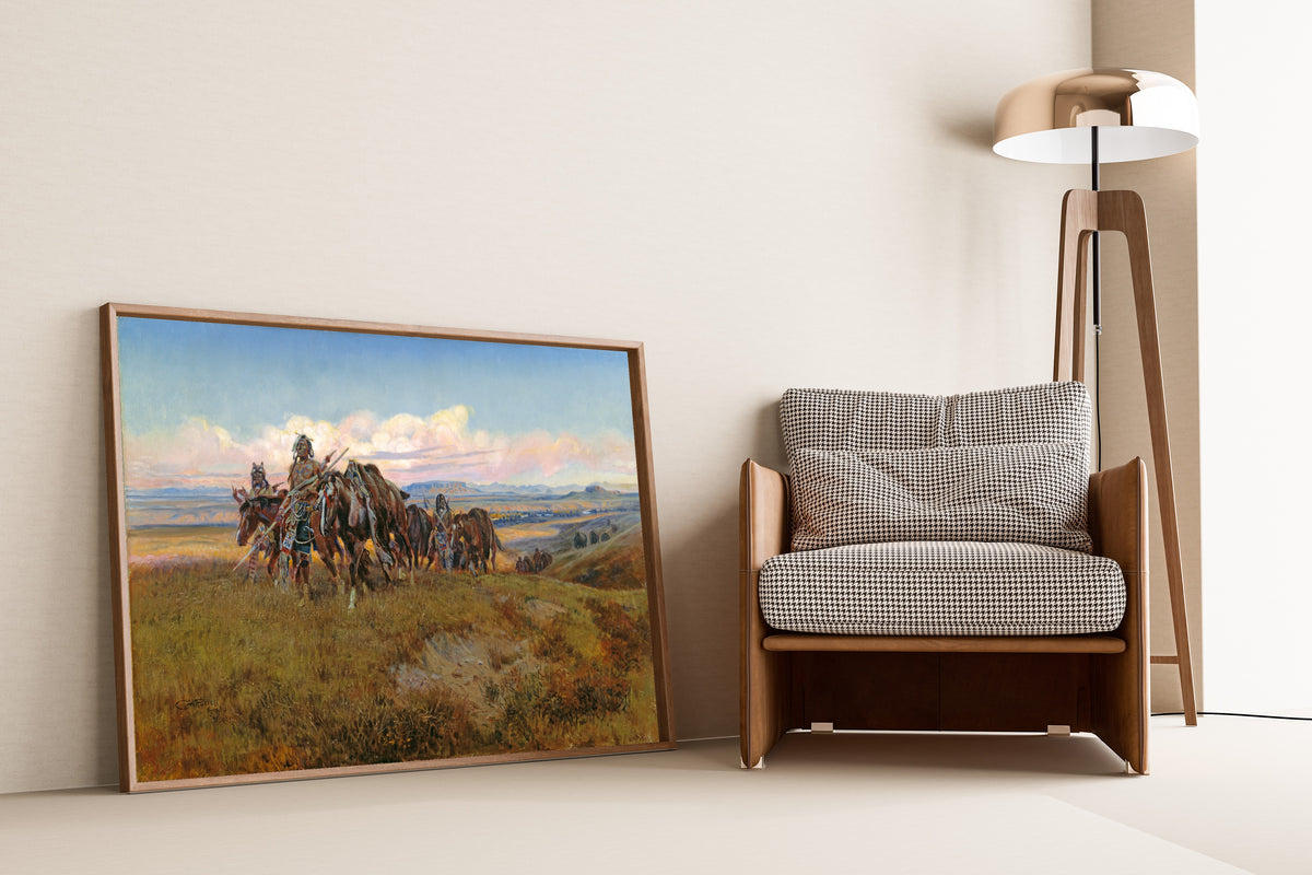 Charles M. Russell — In the Enemy's Country | Western Art Print