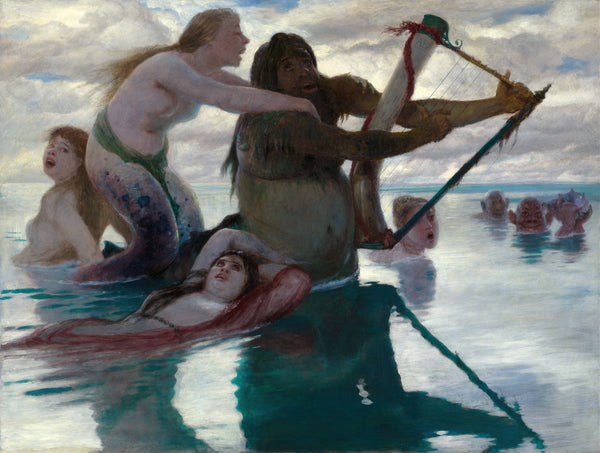 Arnold Böcklin — In the Sea | Symbolist Art Print