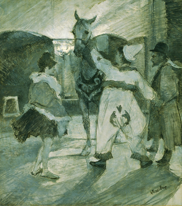 Henri de Toulouse-Lautrec — In the Wings at the Circus | Fine Art Print