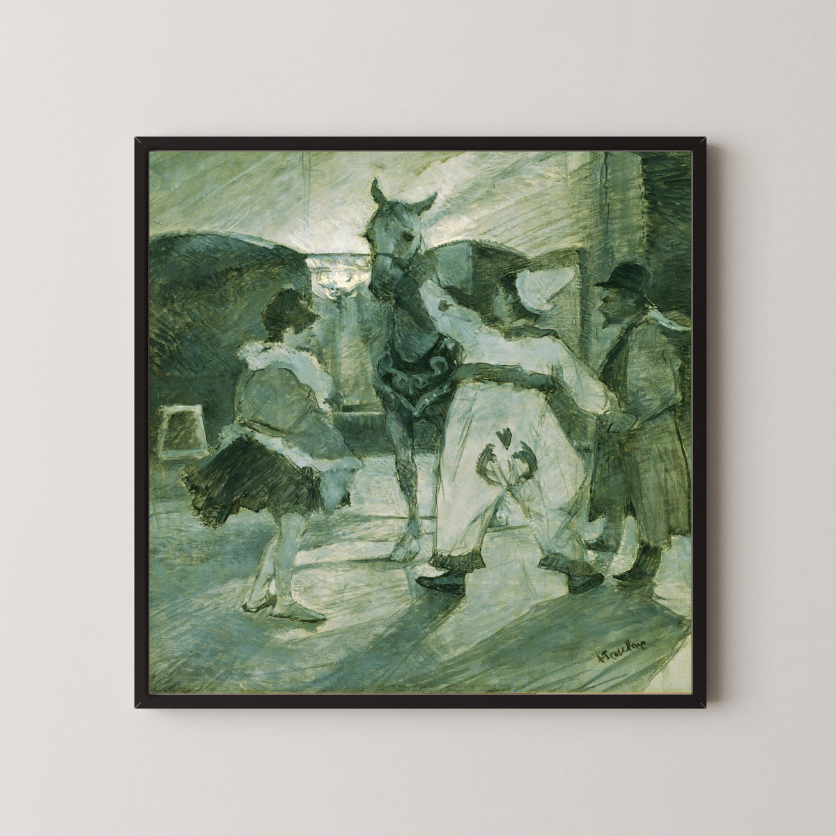 Henri de Toulouse-Lautrec — In the Wings at the Circus | Fine Art Print