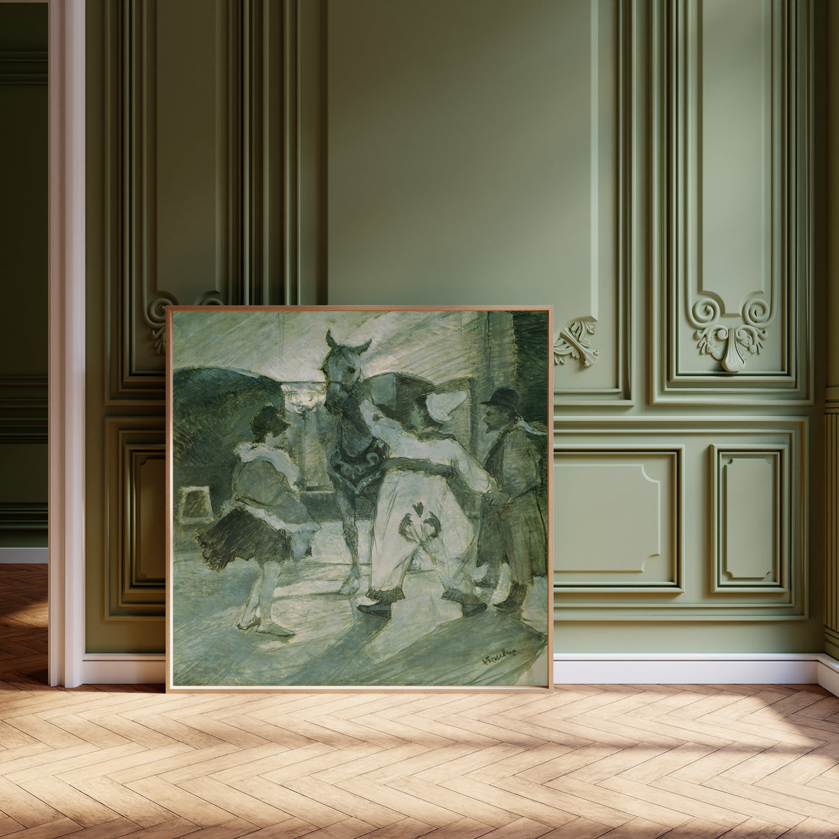 Henri de Toulouse-Lautrec — In the Wings at the Circus | Fine Art Print