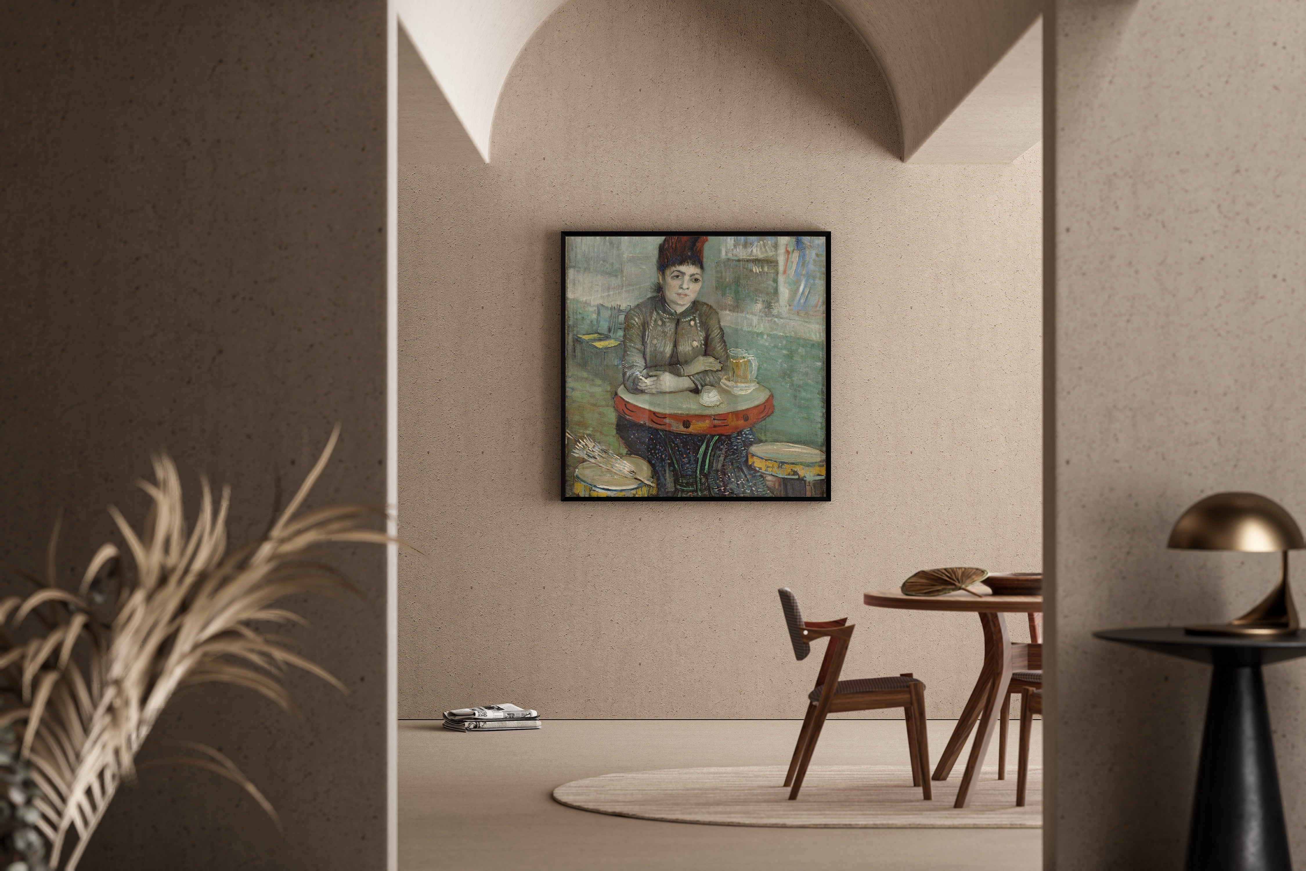 Vincent van Gogh — Agostina Segatori Sitting in the Café du Tambourin | Fine Art Print