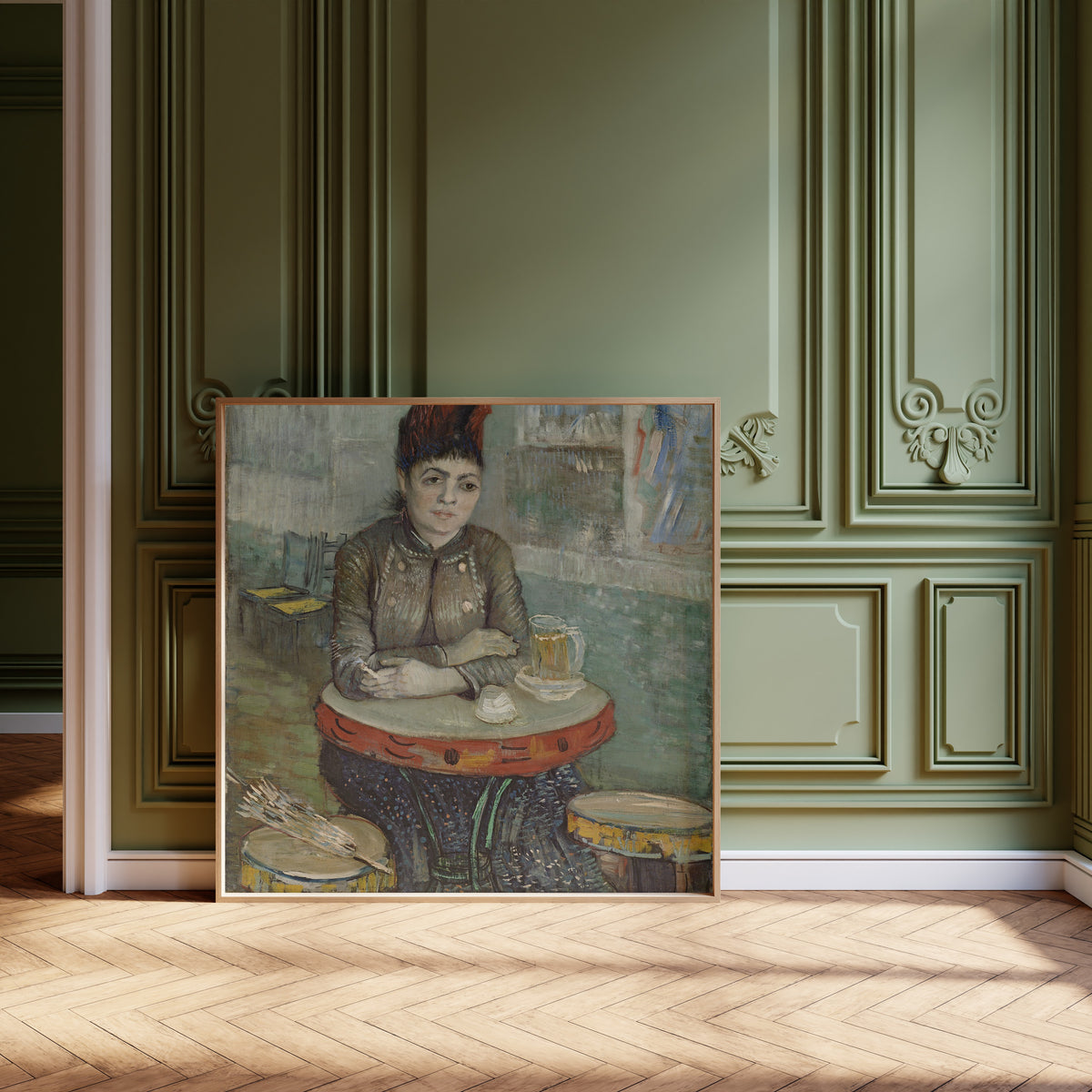 Vincent van Gogh — Agostina Segatori Sitting in the Café du Tambourin | Fine Art Print