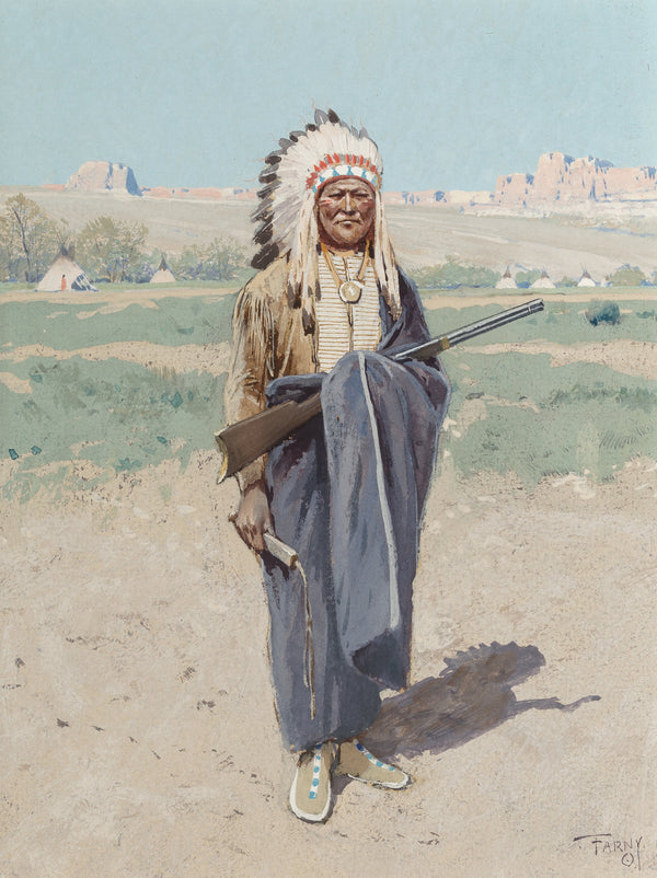 Henry Farny — Indian Chief | Western Art Print