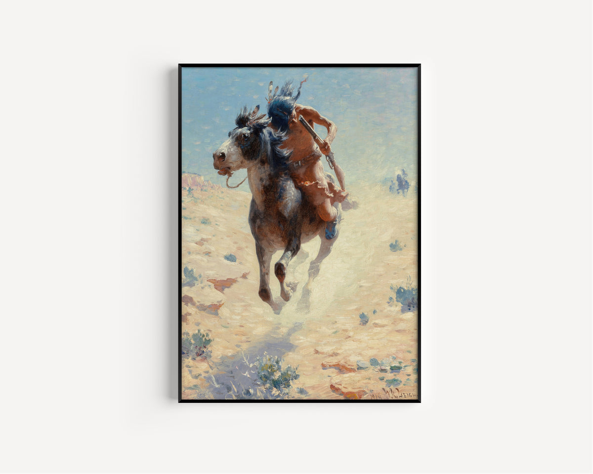 William Robinson Leigh — Indian Rider | Western Art Print
