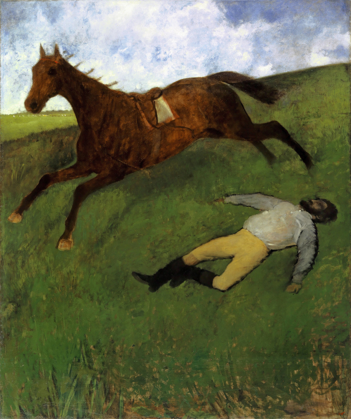 Edgar Degas — Injured Jockey | Fine Art Print