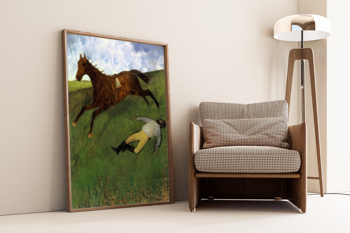 Edgar Degas — Injured Jockey | Fine Art Print
