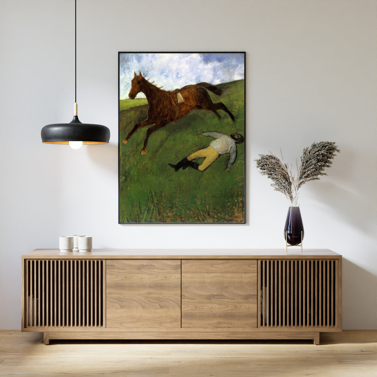 Edgar Degas — Injured Jockey | Fine Art Print