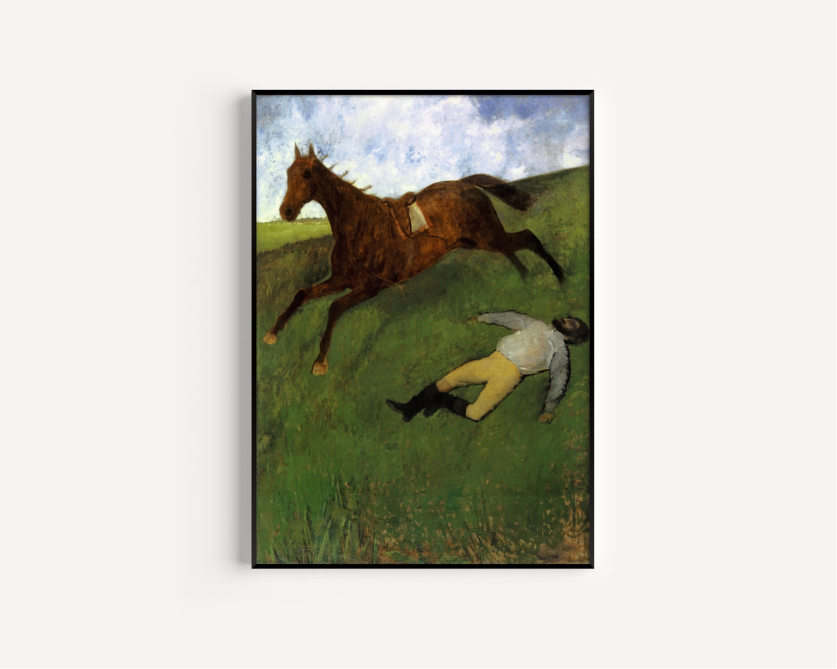 Edgar Degas — Injured Jockey | Fine Art Print