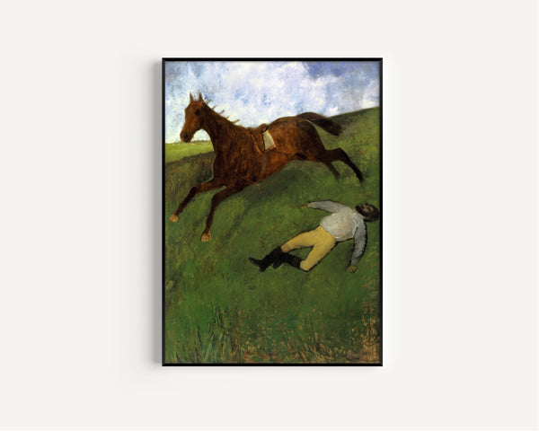 Edgar Degas — Injured Jockey | Fine Art Print