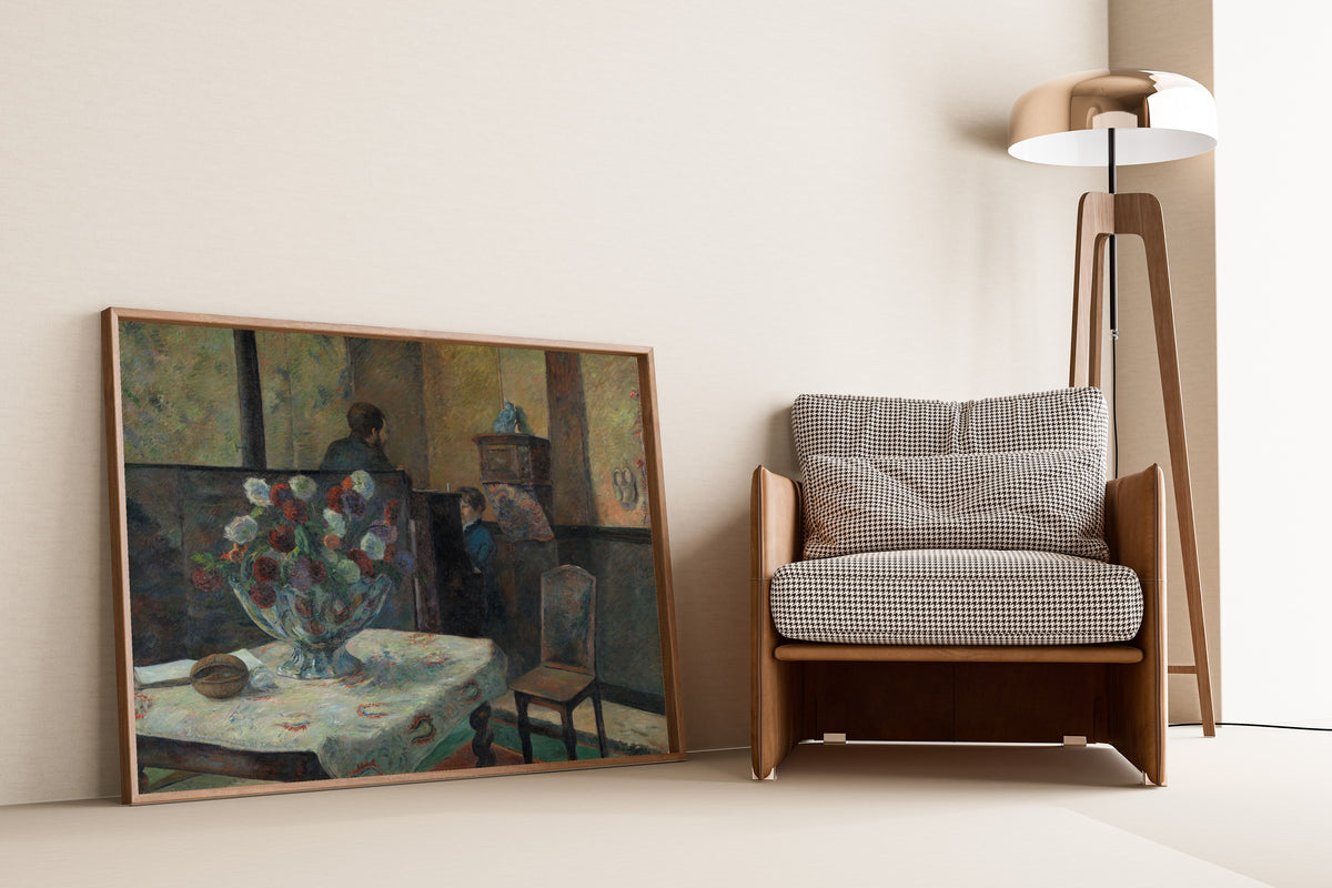 Paul Gauguin — Interior of the Artist's Home | Fine Art Print