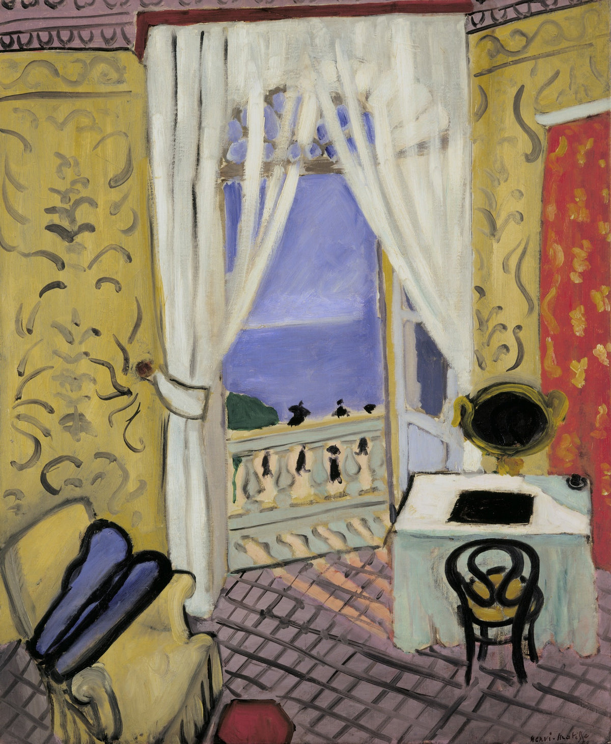 Henri Matisse — Interior with a Violin Case | Fine Art Print