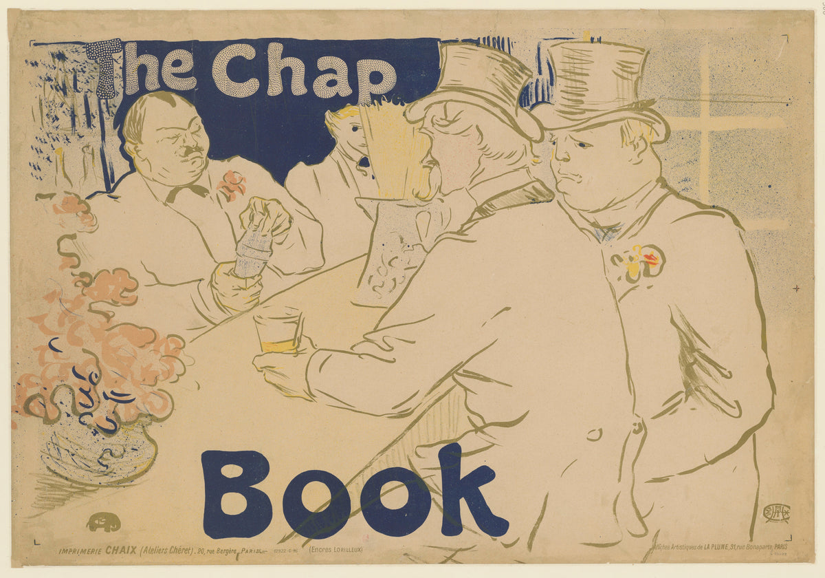 Henri de Toulouse-Lautrec — Irish and American Bar, Rue Royale: The Chap Book | Vintage Poster Print