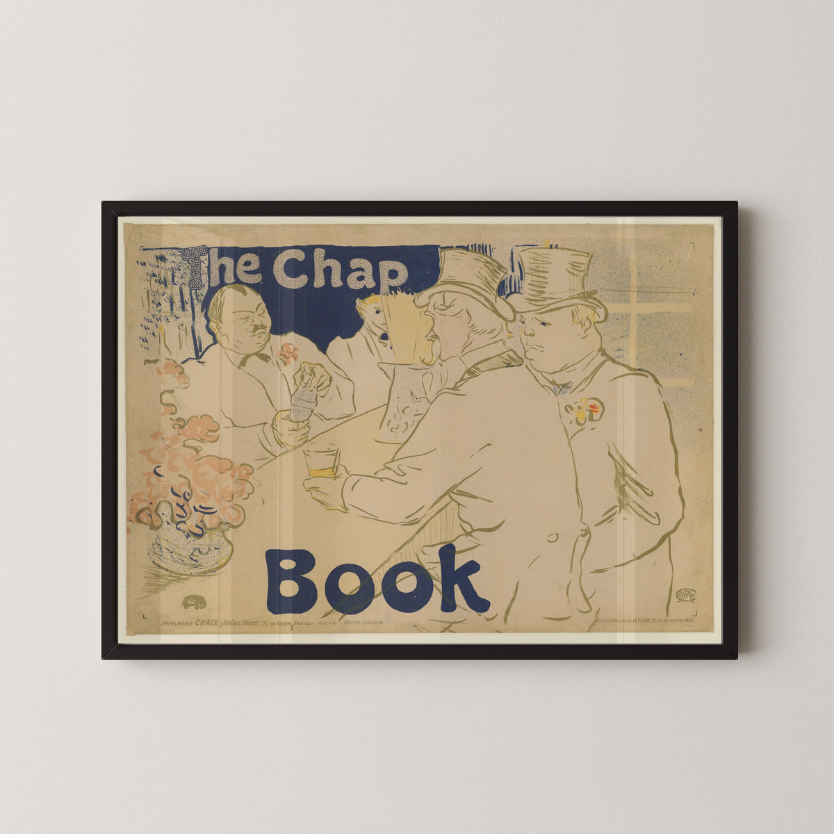 Henri de Toulouse-Lautrec — Irish and American Bar, Rue Royale: The Chap Book | Vintage Poster Print