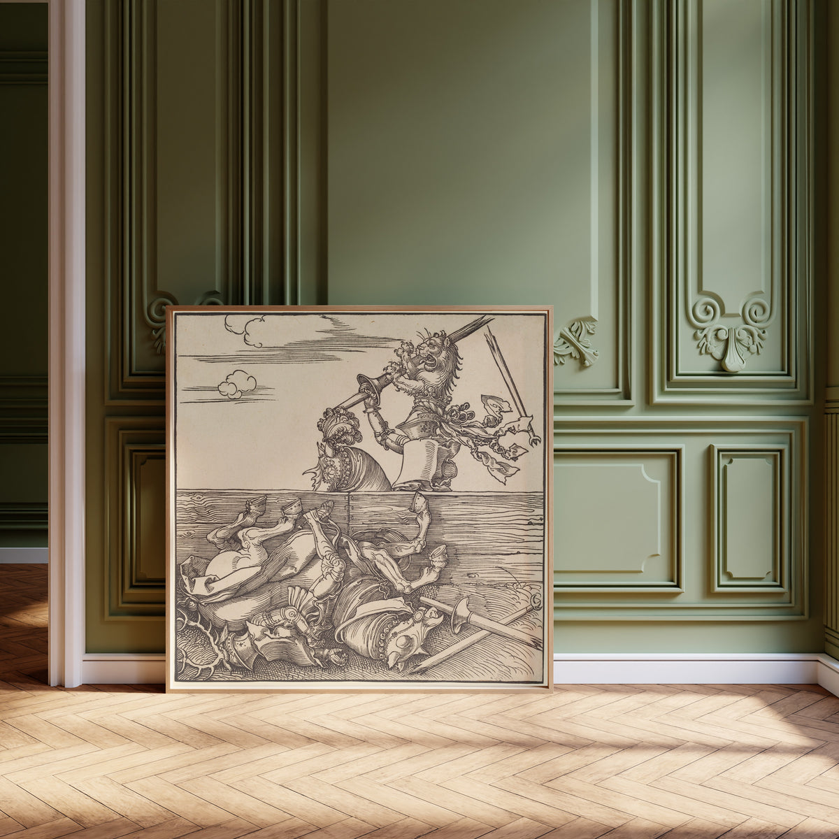 Albrecht Dürer — Italian Joust of Peace | Woodcut Print