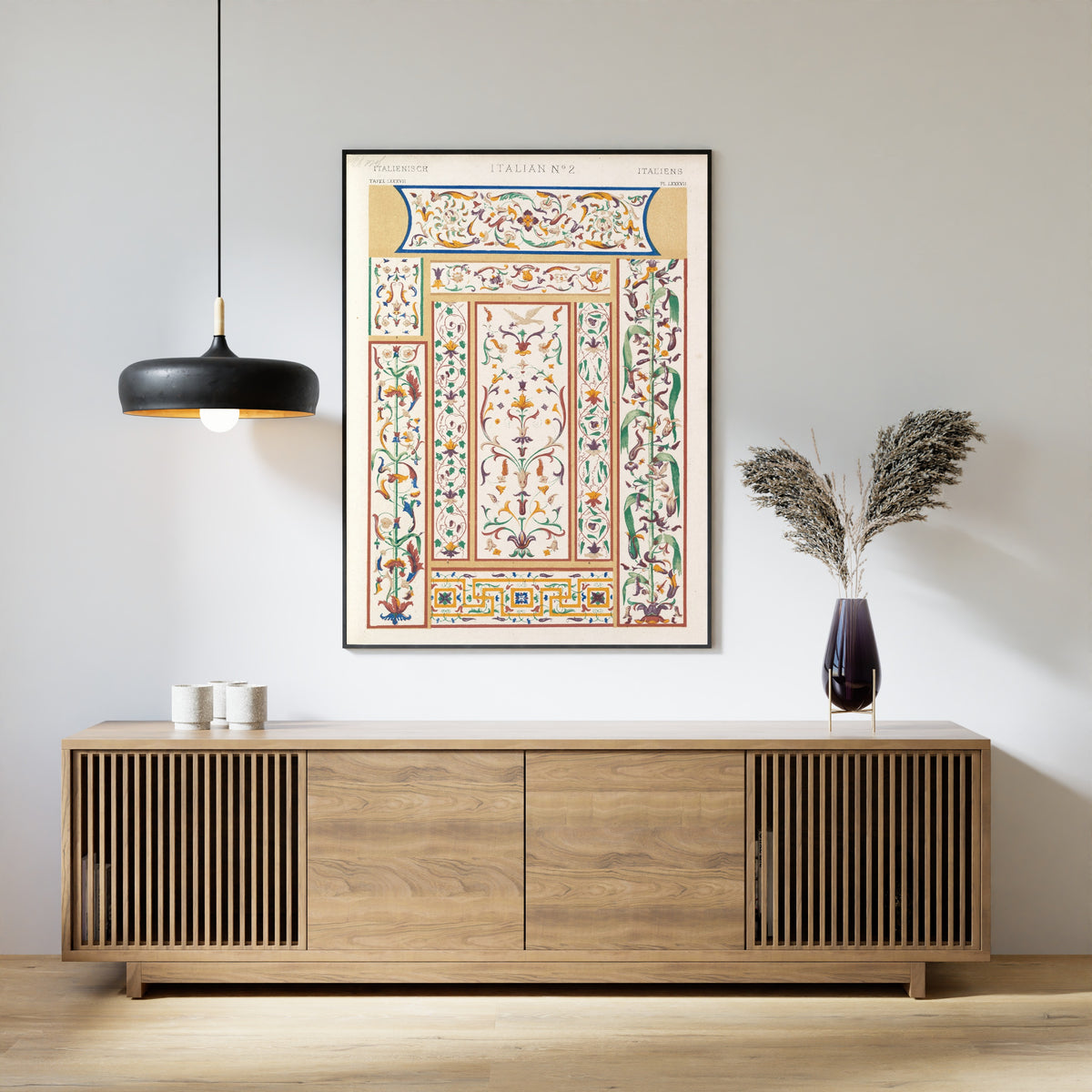 Owen Jones — Italian No. 2, from The Grammar of Ornament | Ornament Plate Print