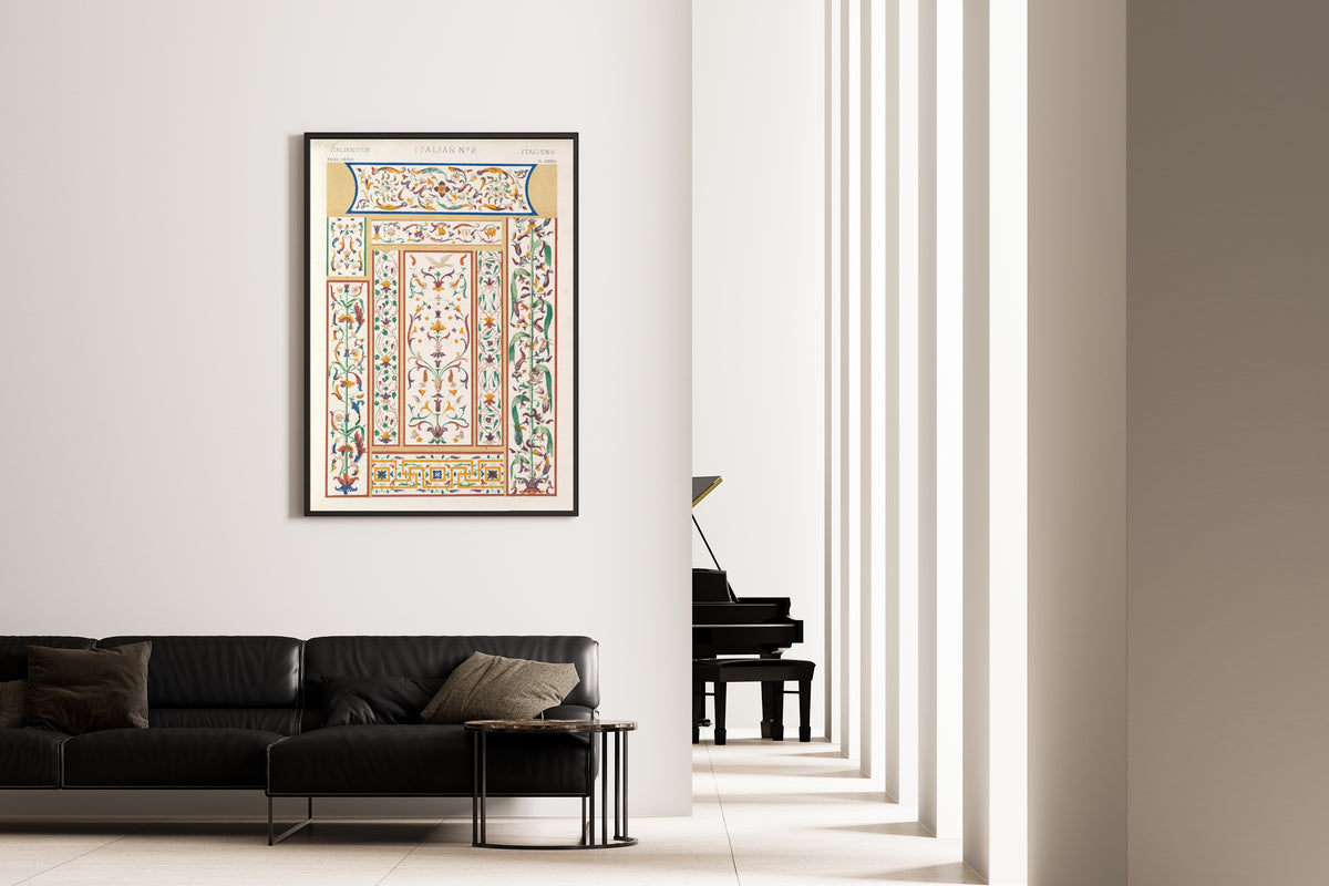 Owen Jones — Italian No. 2, from The Grammar of Ornament | Ornament Plate Print