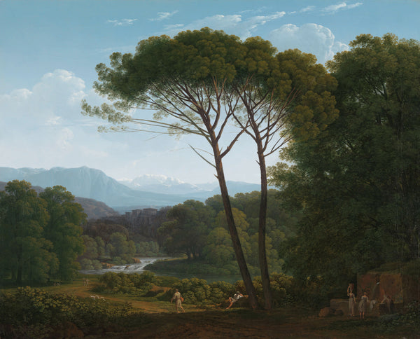 Hendrik Voogd — Italianate Landscape with Pines | Fine Art Print
