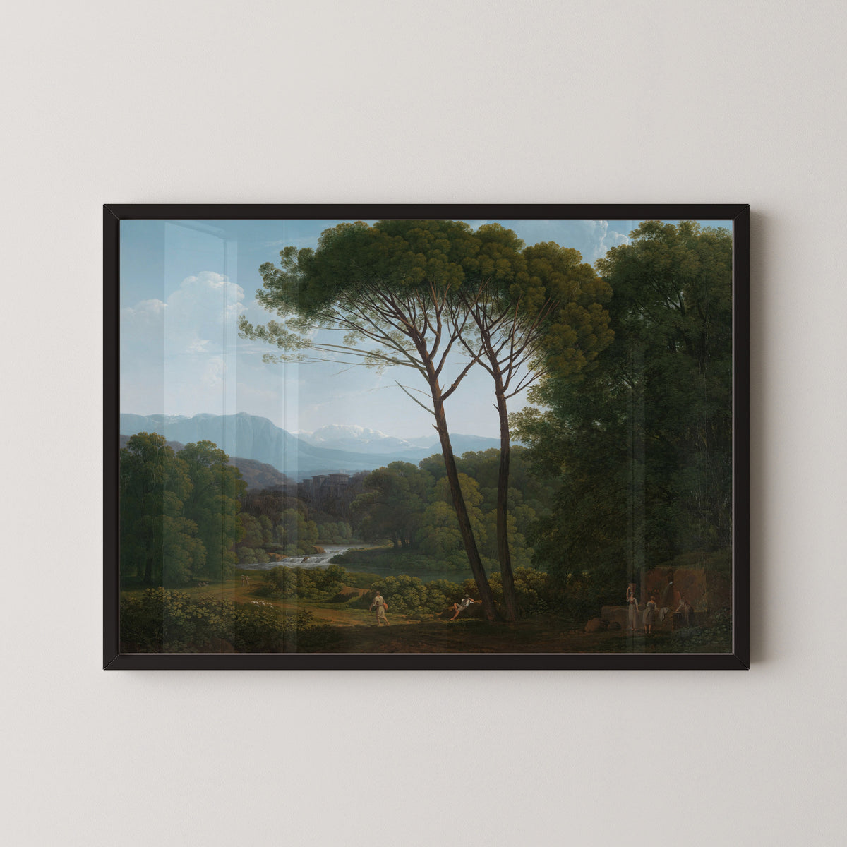 Hendrik Voogd — Italianate Landscape with Pines | Fine Art Print