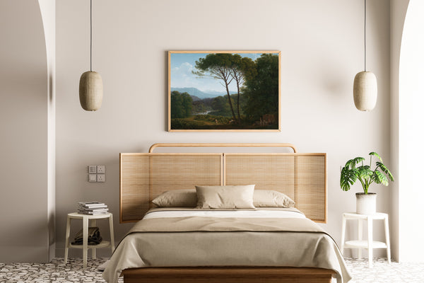 Hendrik Voogd — Italianate Landscape with Pines | Fine Art Print
