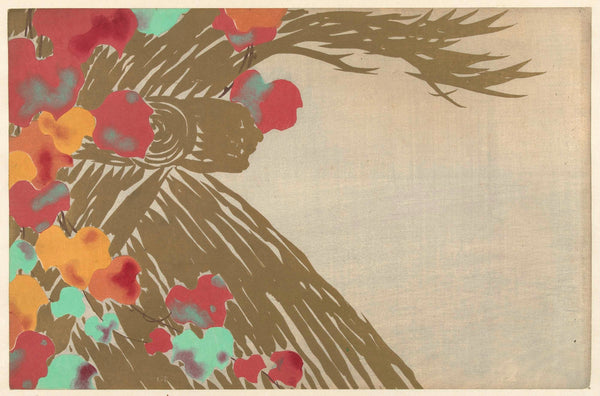 Kamisaka Sekka — Ivy (Klimop) | Japanese Botanical Woodblock Print