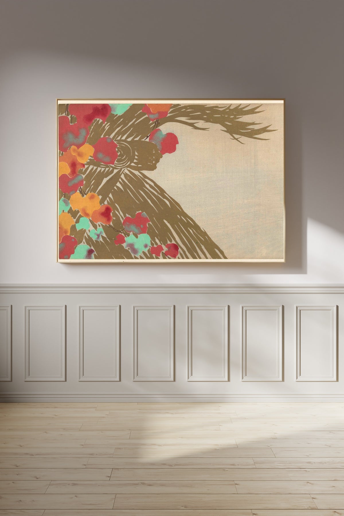 Kamisaka Sekka — Ivy (Klimop) | Japanese Botanical Woodblock Print