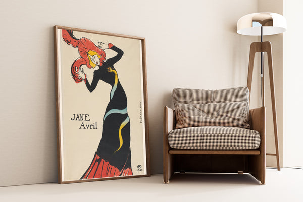 Henri de Toulouse-Lautrec — Jane Avril | Vintage Poster Print