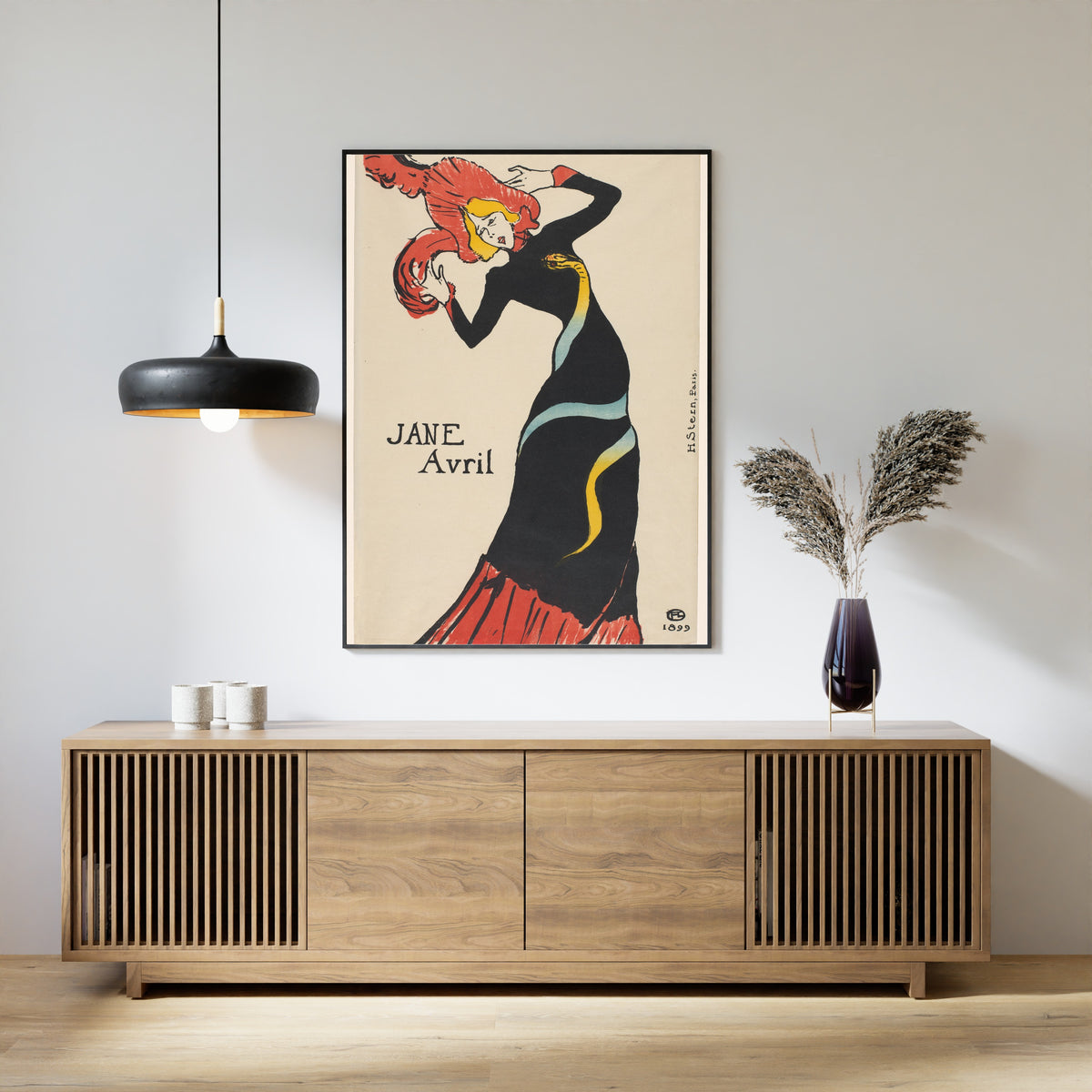 Henri de Toulouse-Lautrec — Jane Avril | Vintage Poster Print