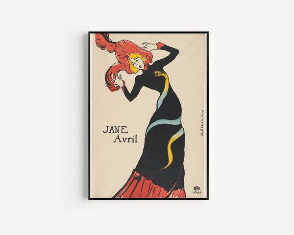 Henri de Toulouse-Lautrec — Jane Avril | Vintage Poster Print