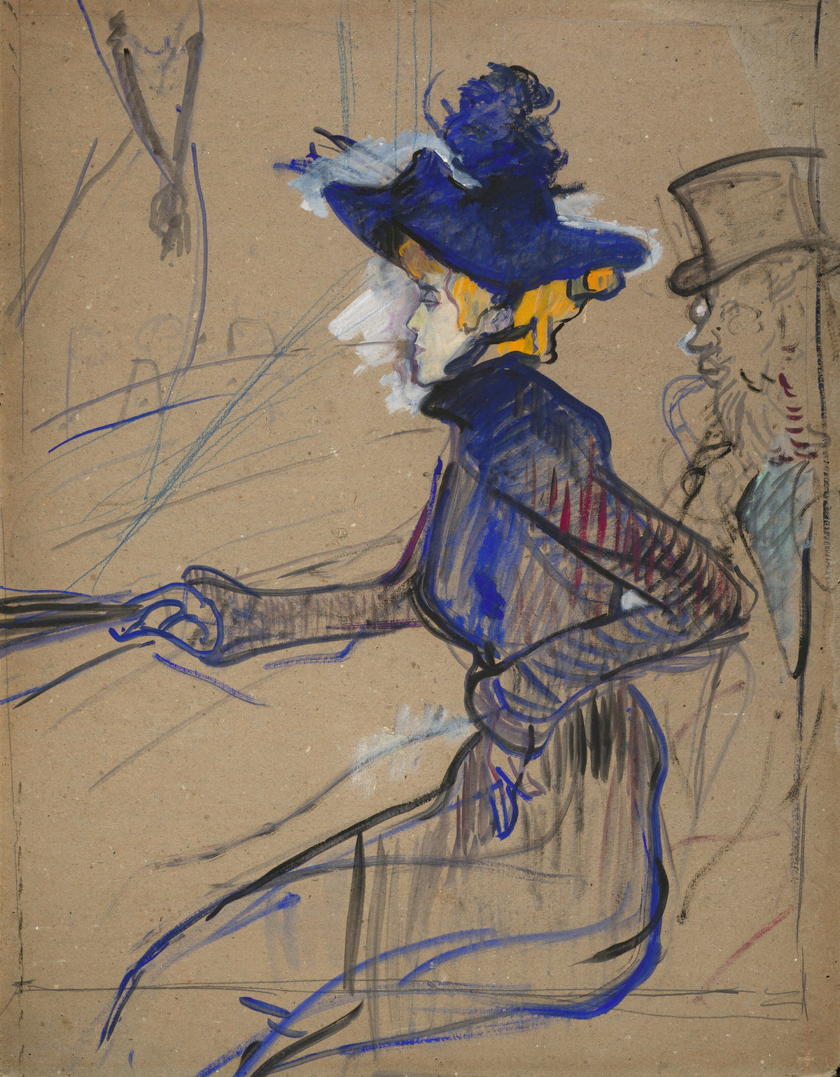 Henri de Toulouse-Lautrec — Jane Avril au Divan Japonais | Fine Art Print